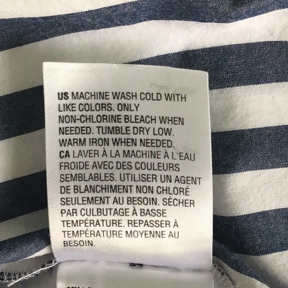 Style & Co. - women’s long sleeve button up striped shirt - Picture 7 of 8